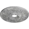 Ekena Millwork Ashley Medallion (Canopies up to 4 3/4"), 23 7/8"OD x 4"ID x 2 1/8"P, Ultra Pure White Crackle CM23ASUWC - alternate 2